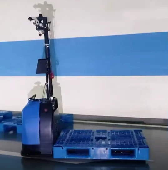 AGV Autonomous Pallet 2 Ton Smart Delivery AMR Robot Intelligent Automatic Forklift Stacker Truck Industrial Warehouse Transport