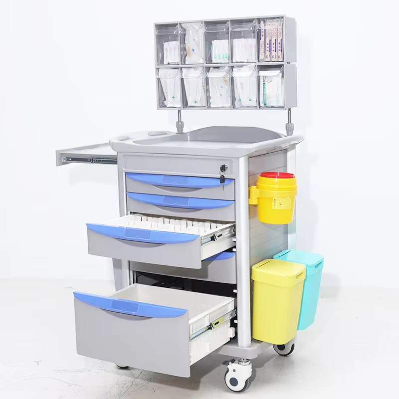 Abs Hospital Medical Anesthesia Medicine Nursing Trolley Baby Tool Cart Crash Cart Dispensing Car