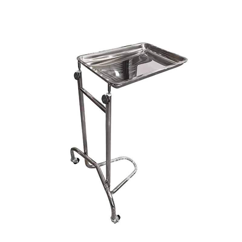 Abs Hospital Medical Cart With Drawer Emergency Cat Dustbin Hospital Surgical Tray Trolley