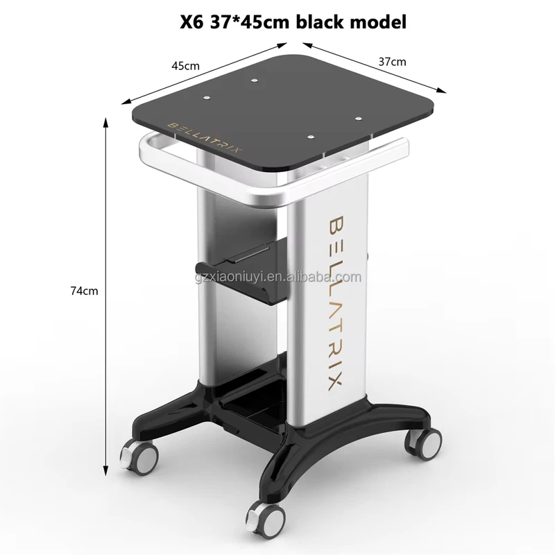 Acrylic Salon Trolley Weight Loss Slimming Machine Trolley Beauty Salon Stand Esthetician Trolley Carts
