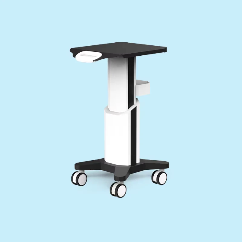 Acrylic and Metal Salon Trolley Cart for Beauty Spa Hotel Picosecond Laser Cavitation Machine Aesthetics Rolling Trolley Cart
