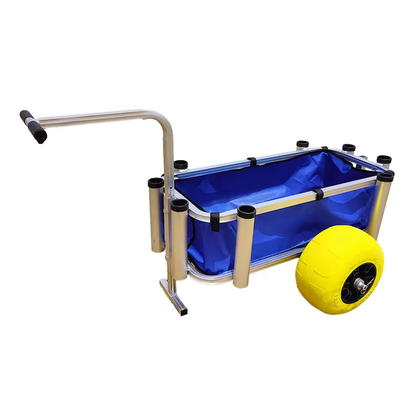 Adjustable Folding Wagon Collapsible Utility Metal Dolly Logistics Hand Truck Multipurpose Aluminum Foldable Trolley Cart