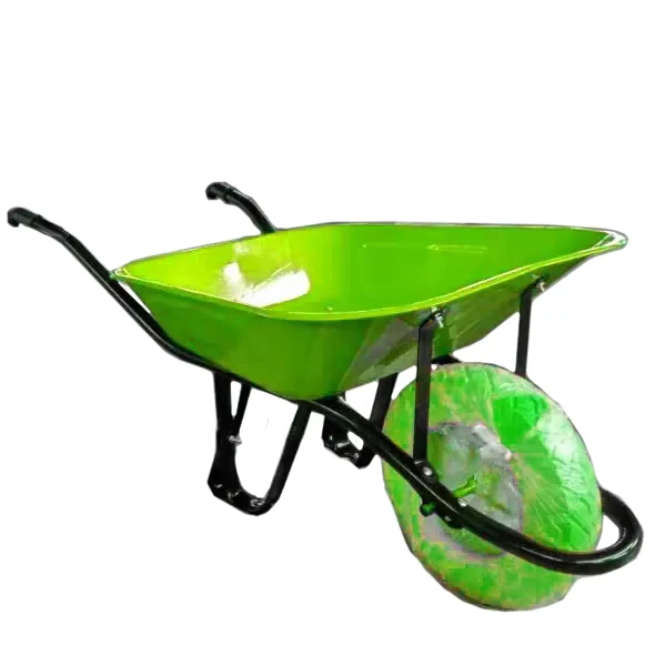 Africa Style Wheel Barrow Industrial Garden Heavy Duty Metal Construction High Quality Building Household Tool Cart WB6400