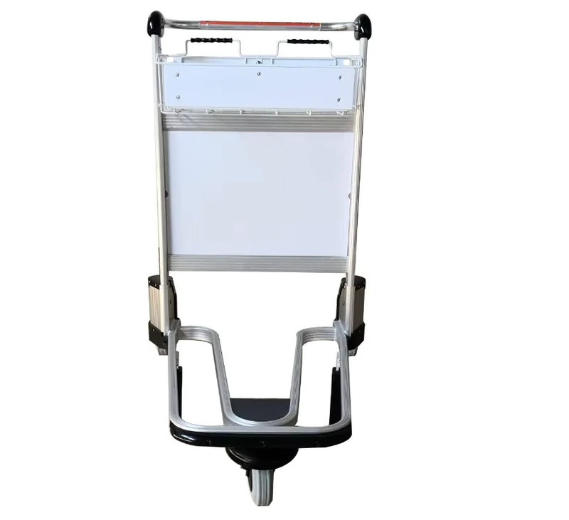 Airport 3 Wheels Aluminum Cart for Passenger Suitcase