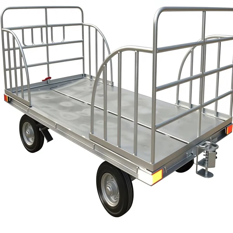 Airport Baggage Trolley Cart Lightweight Luggage Trailer for Transportation