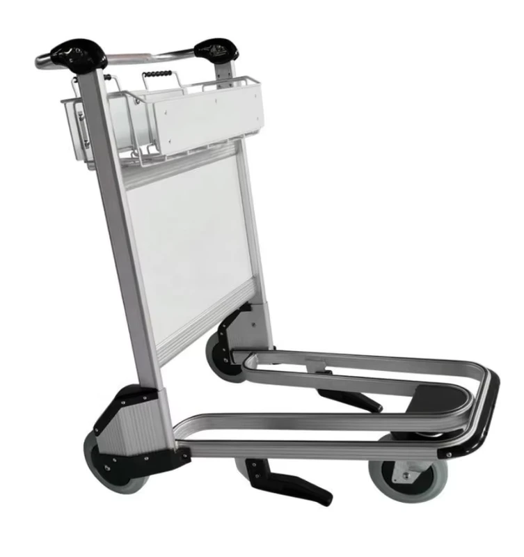 Airport Luggage Aluminum Trolley for Suitcase