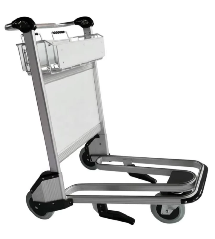 Airport Luggage Handle Trolley with Brake