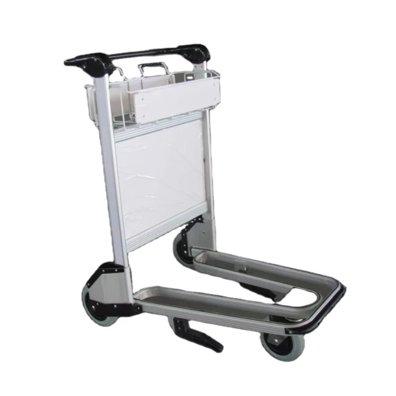 Airport Passenger Aluminum Hand Luggage Airline Trolley Baggage Cart
