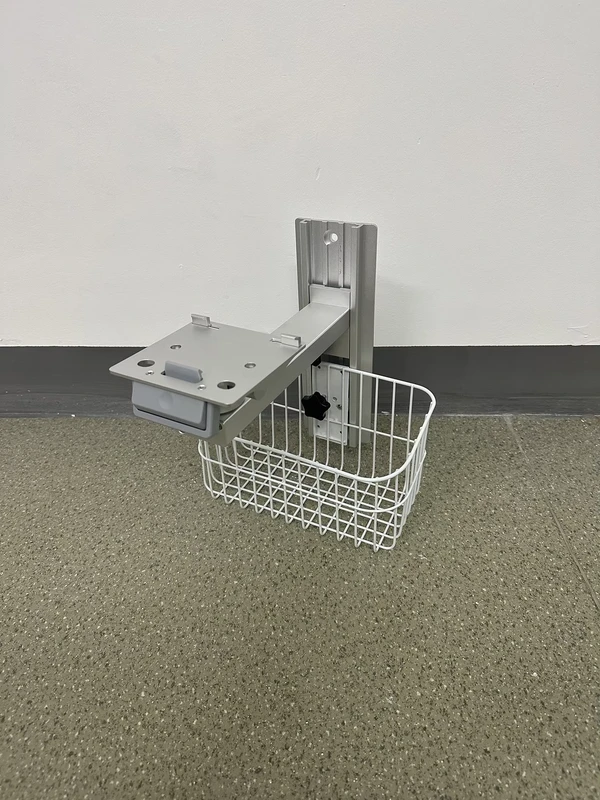 All Aluminum Hospital Equipment Monitor Trolley Stand Medical Monitor Cart ECG Bracket Medical Trolley