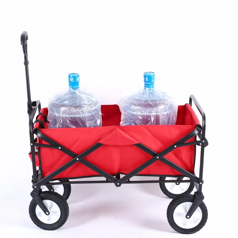 All Terrain Camping Wagon Folding Utility Hand Pulled Cart for Outdoor Beach Picnics
