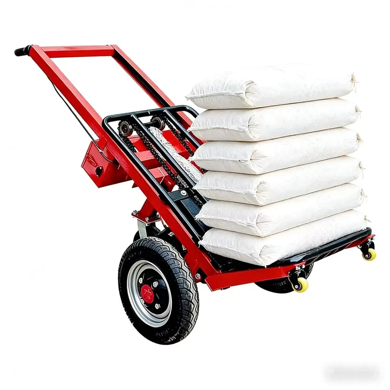 All electric Pallet Truck Large wheel Hydraulic Pallet Truck Electric Walking Handcart All electric Stacker