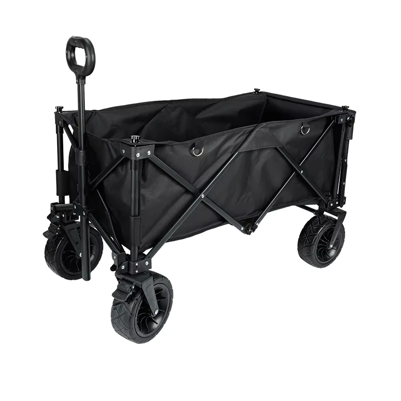 Aluminium Roll Container Cart for Outdoor Camp Car Camping Picnic Fishing Rod Small Trailer Customizable OEM Egg Roll Table Cart