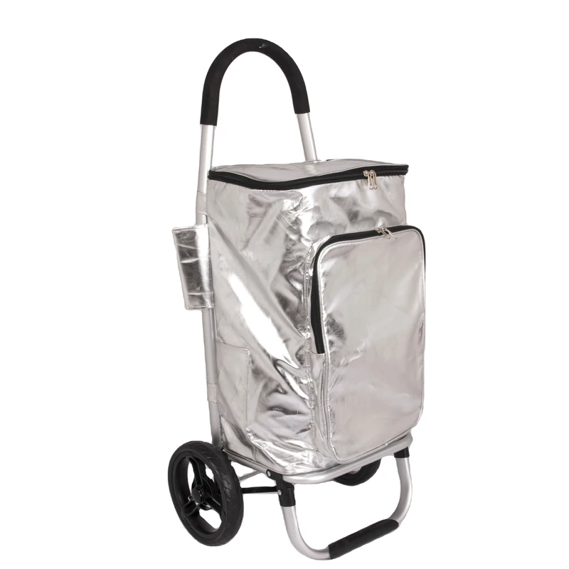 Aluminium Shopping Trolley with Large Wheels