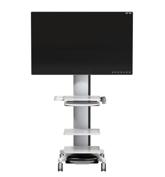 Aluminum Alloy Medical Trolley Cart Ultrasound ECG endoscopy Medical Emergency Trolley Medical Trolley Cart Medical Trolley