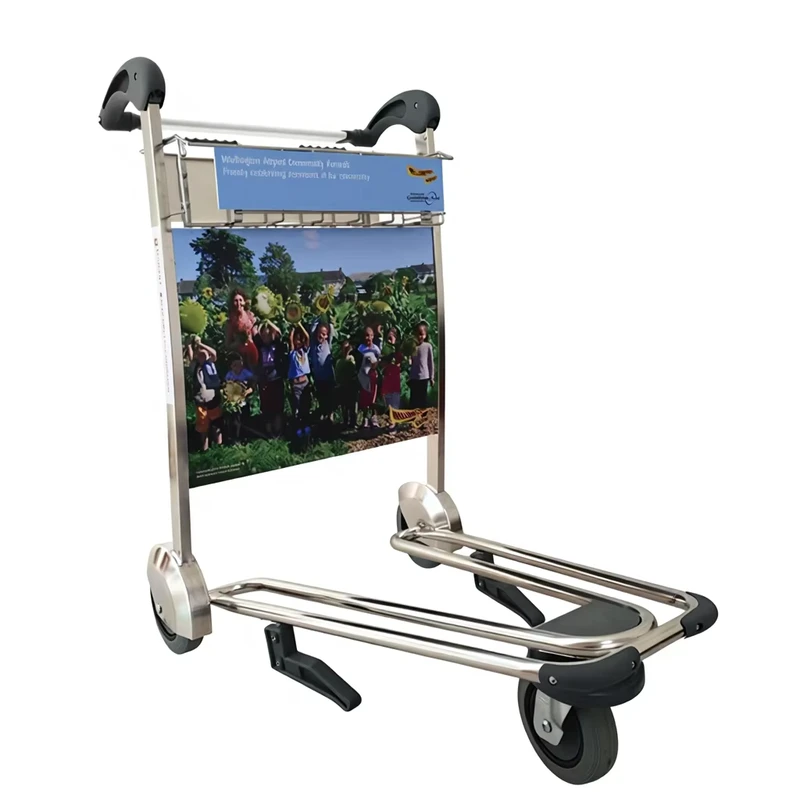 Aluminum Alloy Passenger Luggage Trolley Airport Cart Luggage
