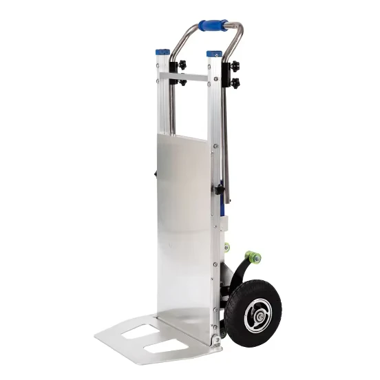 Aluminum Lithium Ion Electric Climber Stair Hand Trolley Cart Two Wheel Climber
