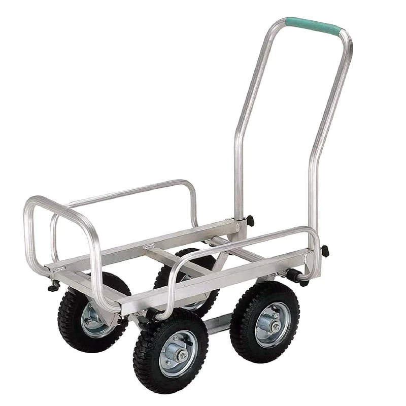Aluminum Tool Cart Aluminum Convertible Trolley Flatbed Carrier Trolley Folding Sack Hand Trucks