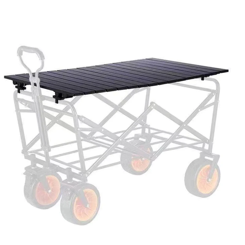 Aluminum Wagon Tabletop Folding Table Board for Camping Cart Outdoor Picnic BBQ