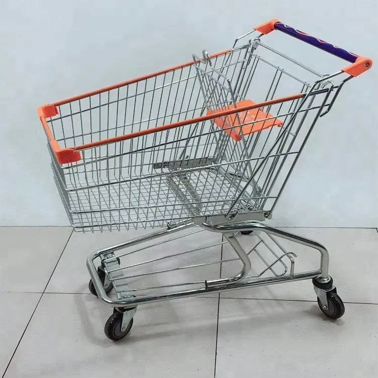 American Style Shopping Cart Trolley China Manufacture Supermarket Trolley