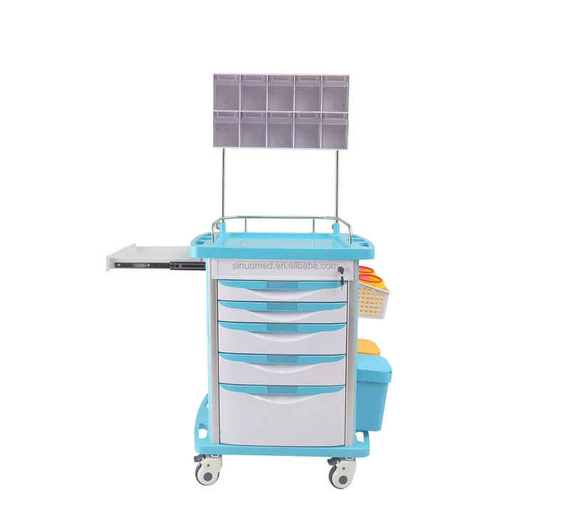 Anesthesia Trolley ABS Plastic Hospital Furniture Medical Trolley Medical Equipment Medical Supplier
