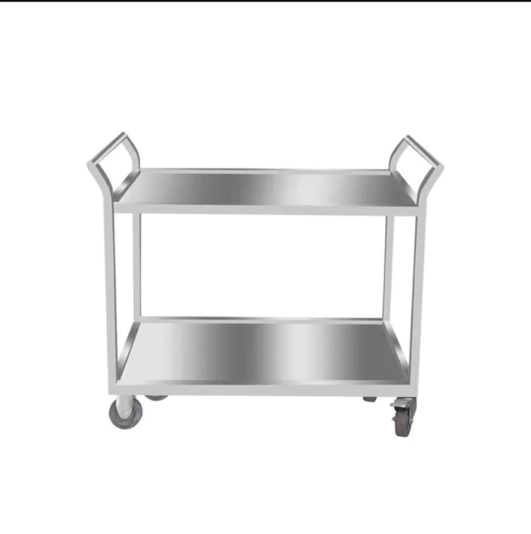 Assemblable Commercial Kitchen Stainless Steel Food Service Trolley Restaurant Food Serving Trolley Cart