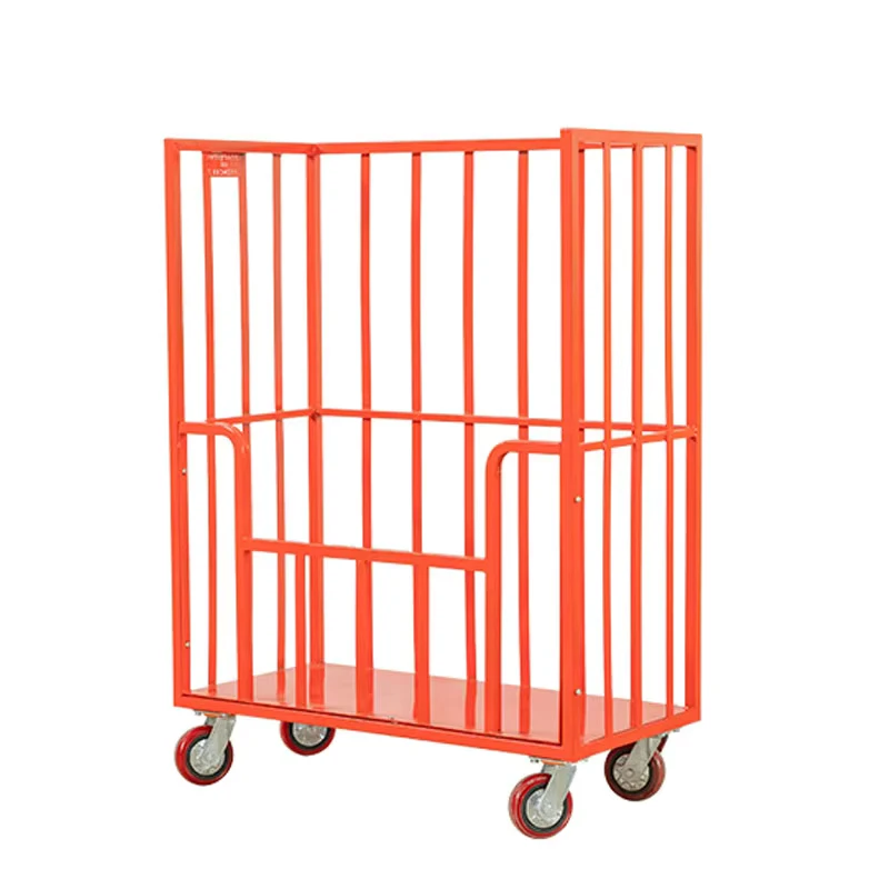 Australia Steel Roll Cage Trolley Customizable OEM Powder Coated Four Sided Lockable Heavy Duty 500kg Cargo Storage Equipment