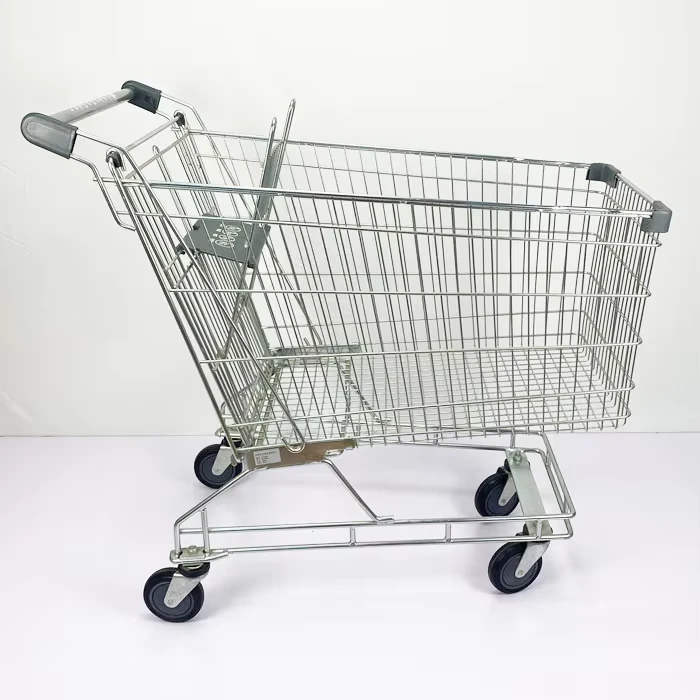 Australian Style 240L Retail Supermarket Grocery Shopping Trolley Cart