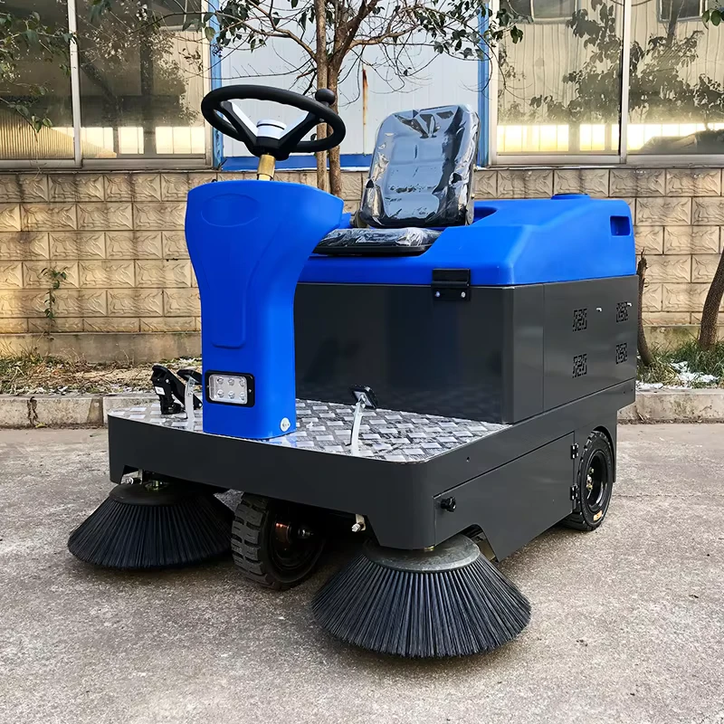Auto Driving Mechanical Floor Sweeper Ride on Type Warehouse Workshop Dust Cart Sweeper