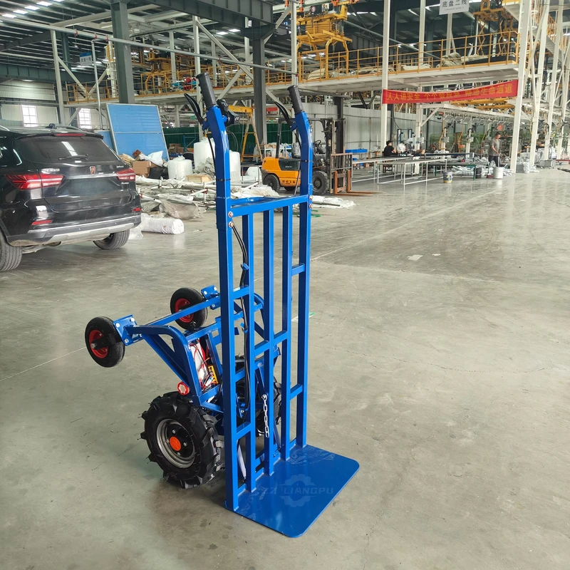 Automated Wheel Heavy Electric Trolley Carts for Hospital and Industrial Outdoor Logistics Cargo Mover Truck Hand Cart