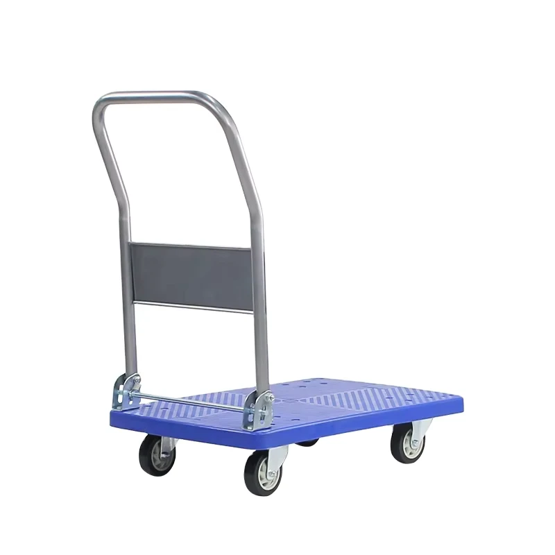 B1 200 Industrial Foldable Plastic Platform Hand Truck Trolley Cart Capacity 400KG