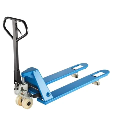 BIG RED COLOR Manufacturing Plant Iron Wheel Manual Hand Pallet Truck Lifter 1-10T Capacity 1000mm Lifting Height Actuated Drive