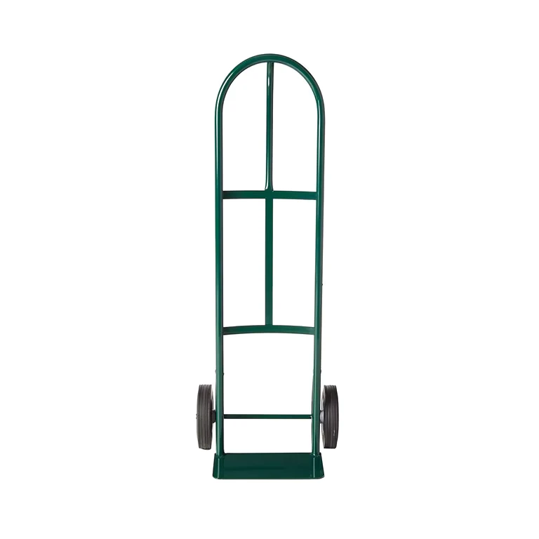 BKB85 600 lb P Handle with Solid Rubber Wheels Hand Truck Green