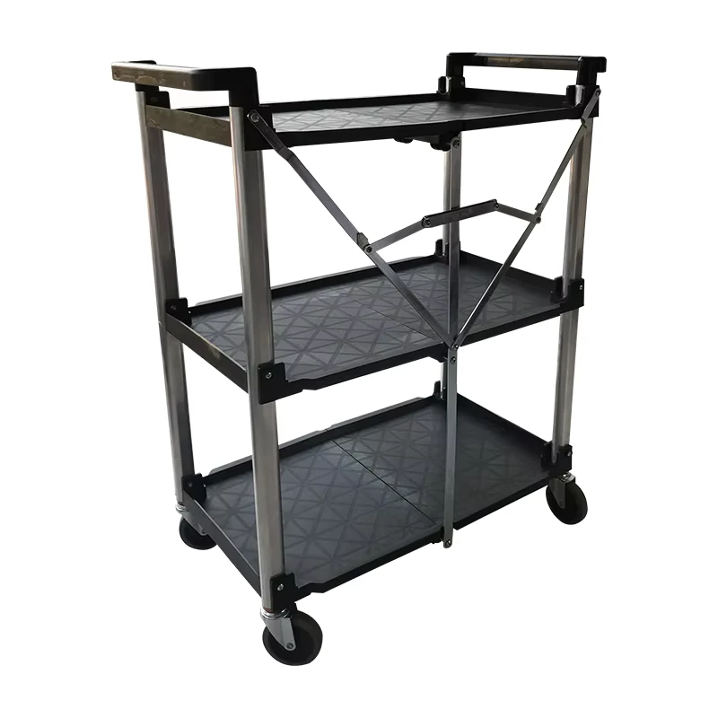 BLACK Factory Multi Purpose Hotel Trolley Room Service Cart