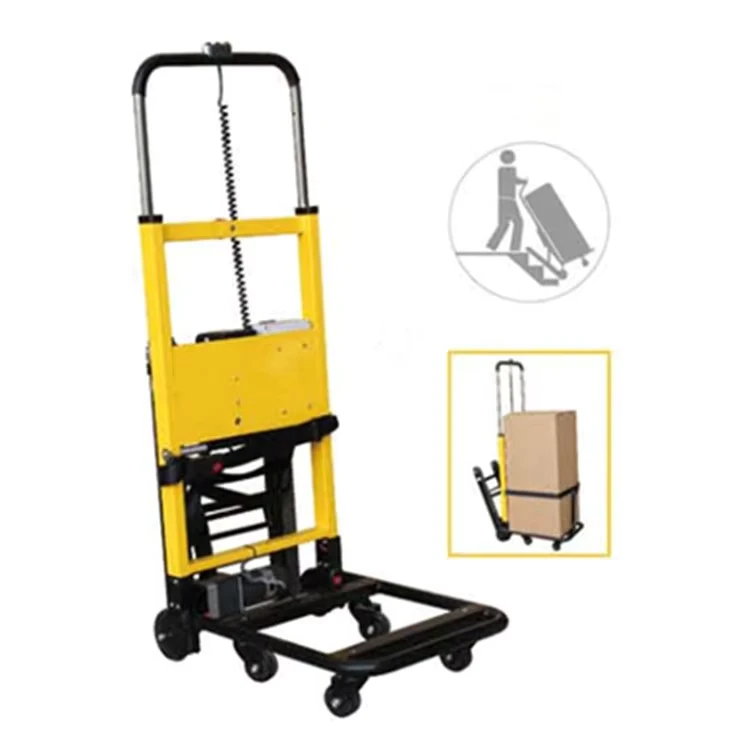 BR SC003B Powered Electric Stair Climbing Trolley Hand Cart for Heavy Cargo
