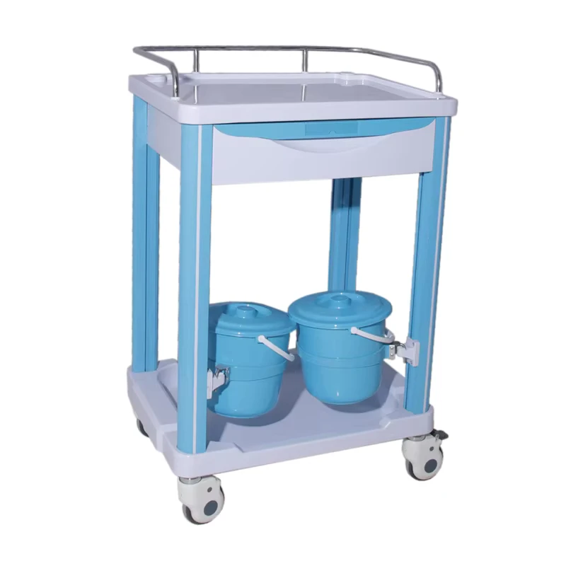 BT CY004 Hospital Furniture Medical Treatment Trolley Clinical Hand Cart with Bucket