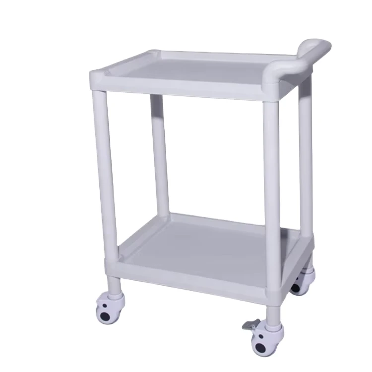 BT-UY001 Beauty Salon Clinic Medical Multi Use Hospital ABS Utility Trolley Cart
