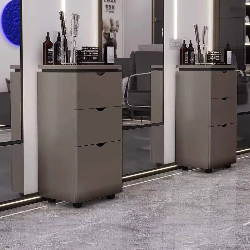 Barber Shop Cabinet Hairdressing Trolley Carts Hair Salon Styling Cart Beauty Salon Tool Cart Hair Salon Trolley