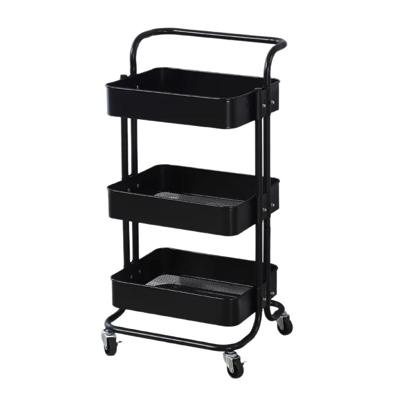 Barber Storage Trolley Beauty Salon Gold Hairdressing Hair Salon Equipment Hair Salon Trolley Cart