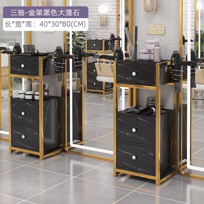 Barbershop Cabinet Hair Salon Special Tool Car Hair Shop Shelf Tool Desk Hair Cart Small Cabinet