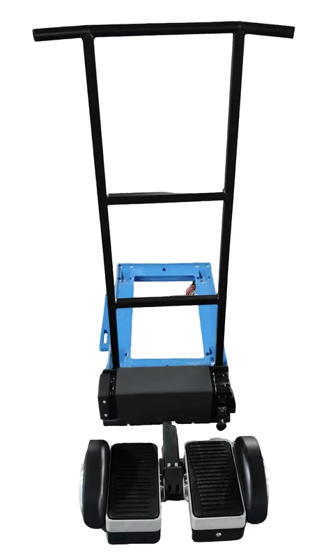 Battery Operated Foldable Heavy Duty Four Wheel Flatbed Trolley 200KG Industrial Electric Hand Cart OEM