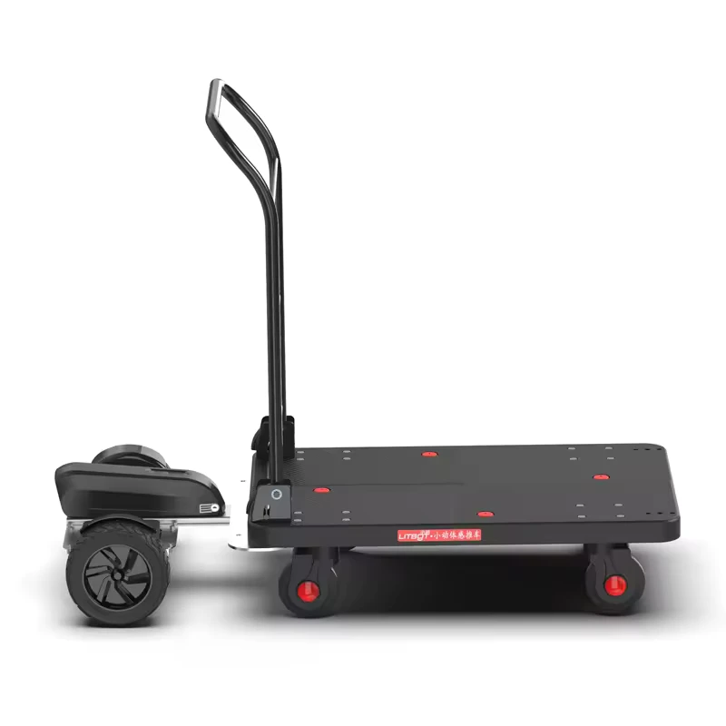 Battery Operated Wheel Motorised Dolly Stair Climber Electric Cargo Cart Portable Folding Trolly Stairs Transport Equipment