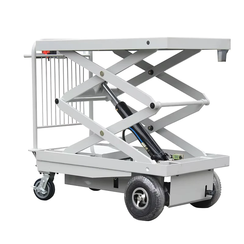 Battery Powered Hand Truck Warehouse Electric Trolley