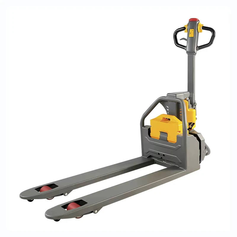 Battery Powered Hydraulic Electric Rough Terrain Fork Lift Electric Pallet Truck Hand Pallet Truck Pallet Jack Battery
