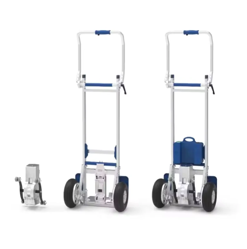 Battery Transfer Hand Powered Dolly Foldable Cart Small Stair Trolley Electric Car Climbing Stairs Multifunctional Trucks