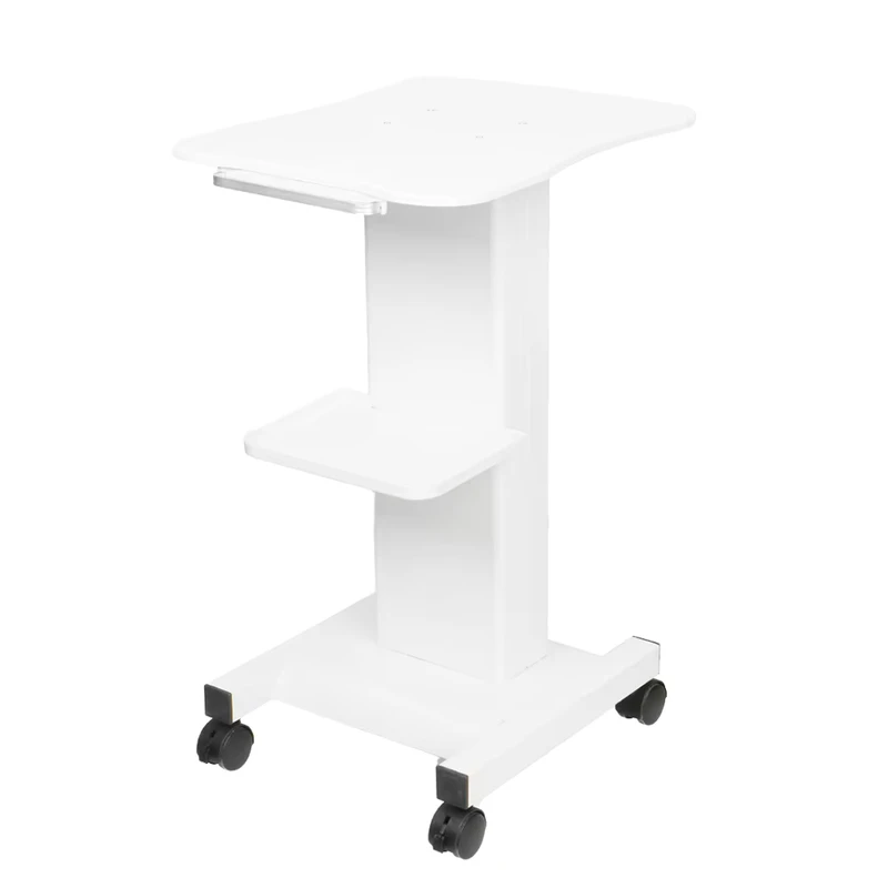 Beauty Salon & Hospital Equipment Standing ABS Storage Tray with Waterproof Salon Trolley