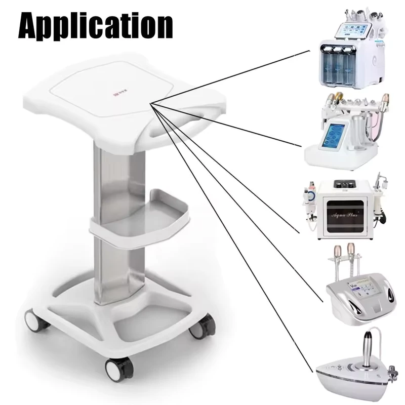 Beauty Salon Trolleys Carts Facial Machine Tools Spa Trolley Cart Salon Trolley Clinic Trolley Cart with Wheels