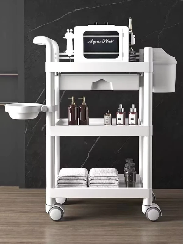 Beauty Salon grade Trolley for Skin Management Mobile Shelves and Advanced Plastic Surgery Instruments