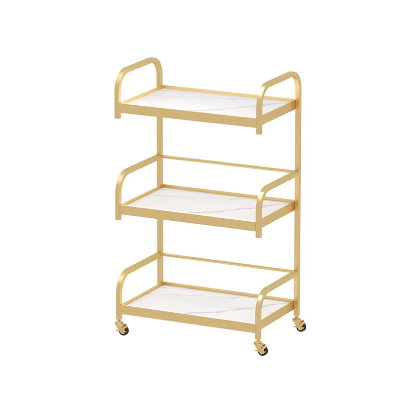 Beauty Trolley Beauty Salon Dedicated Manicure Beauty Eyelashes Skin Care Shelf Foot Bath for Barber Shop Trolley