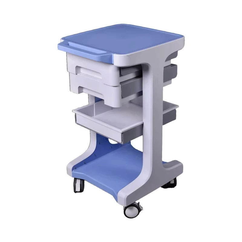 Beauty Trolley Salon Rolling Cart Moveable Esthetician Machine Cart with Tray Mobile Cart for Spa and Salon