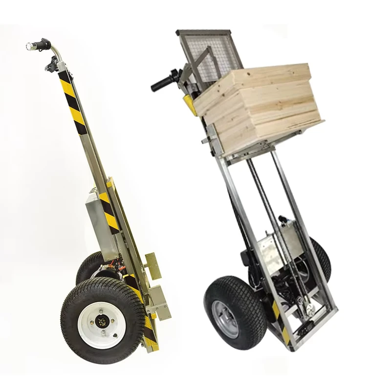 Beekeeping Equipment Lithium ion Electric Hand Trolley Cart Two wheel Electric Duty Trolley Cargo Beehive Lifter